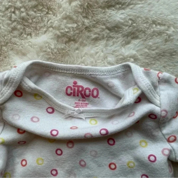 Circo 0-3 months long sleeve onesie and footie pajama set​ - Picture 4 of 7